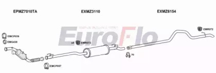 Система выпуска ОГ EuroFlo MZSPR21D 9050K